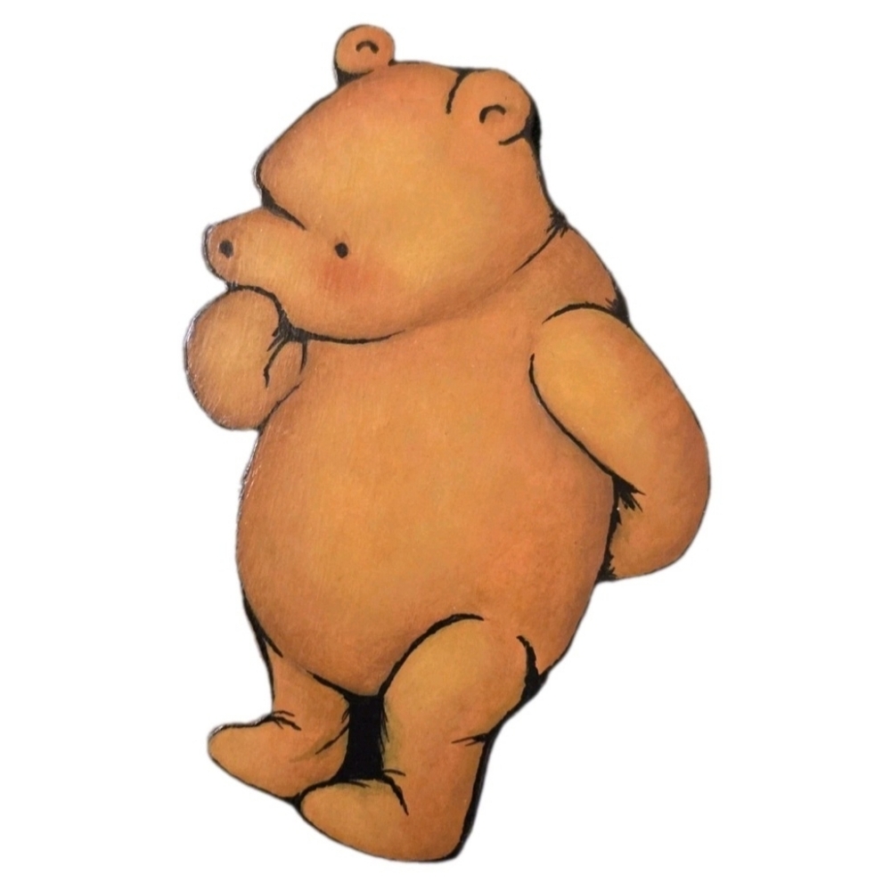 Classic Winnie the Pooh Wooden Bookmark